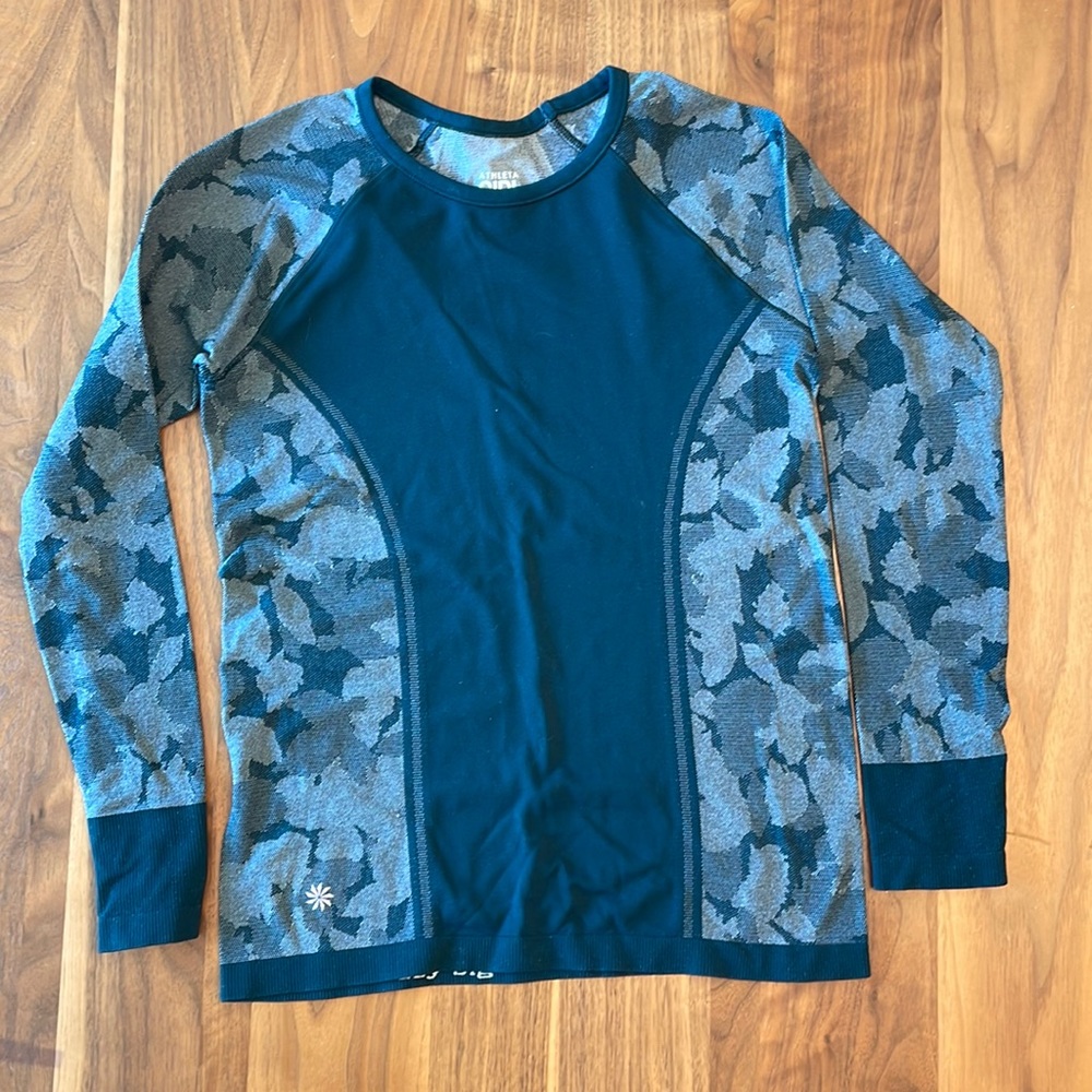 Athleta Girl Long Sleeve Dark Teal
